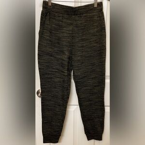 NWOT LOGO Lounge by Lori Goldstein Textured Knit Jogger Pants Loden Grn Sz XS